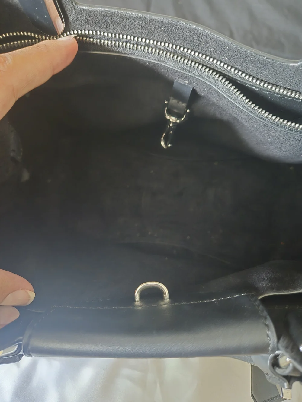 Michael Kors Black Leather Braided-Handle Satchel with Detachable Strap